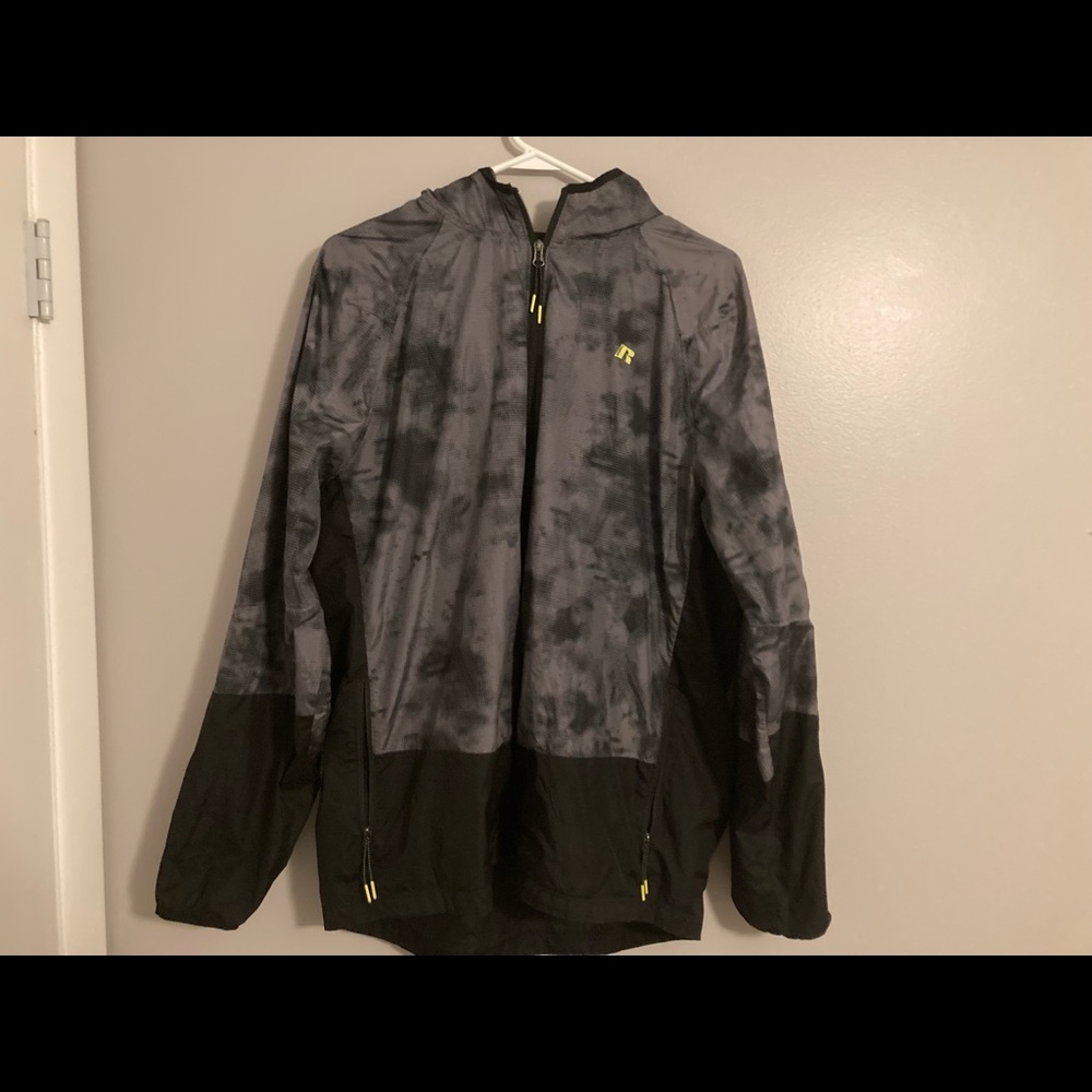 Russell athletic hooded wind breaker
